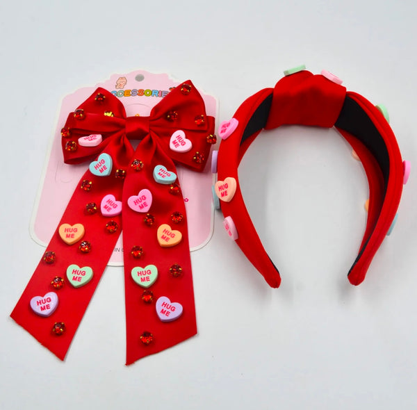 Valentine Candy Heart Headbands