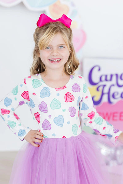 Candy Hearts Tutu Dress