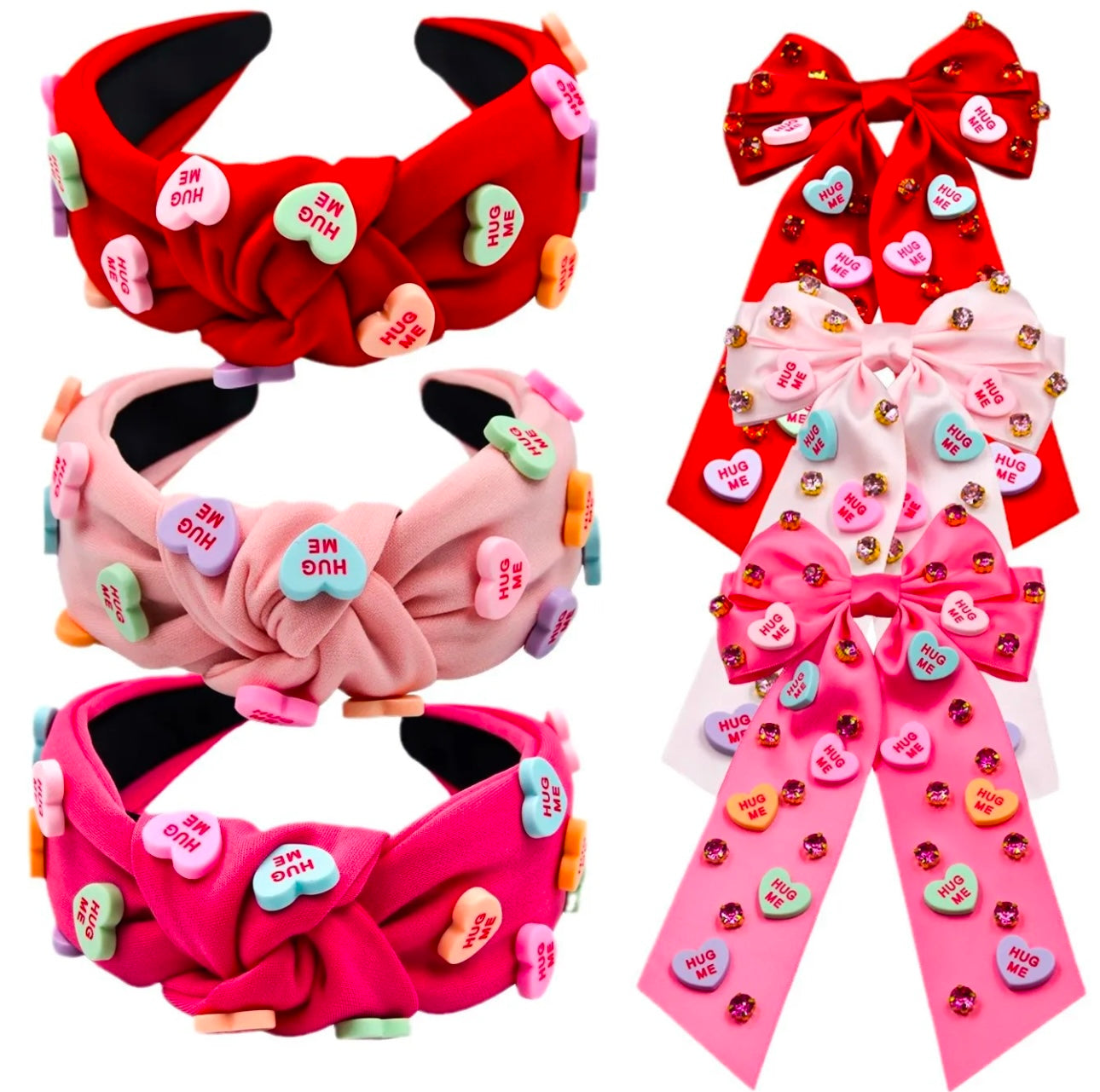 Valentine Candy Heart Headbands