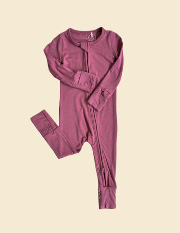 Mauve Solid Zippie