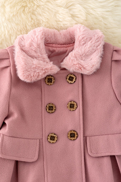 Blush Fur Jacket