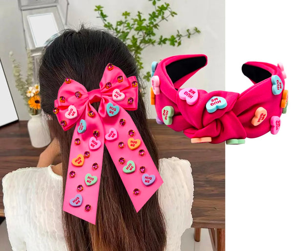 Valentine Candy Heart Headbands