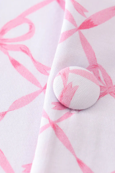 Pink Bows PJ Set