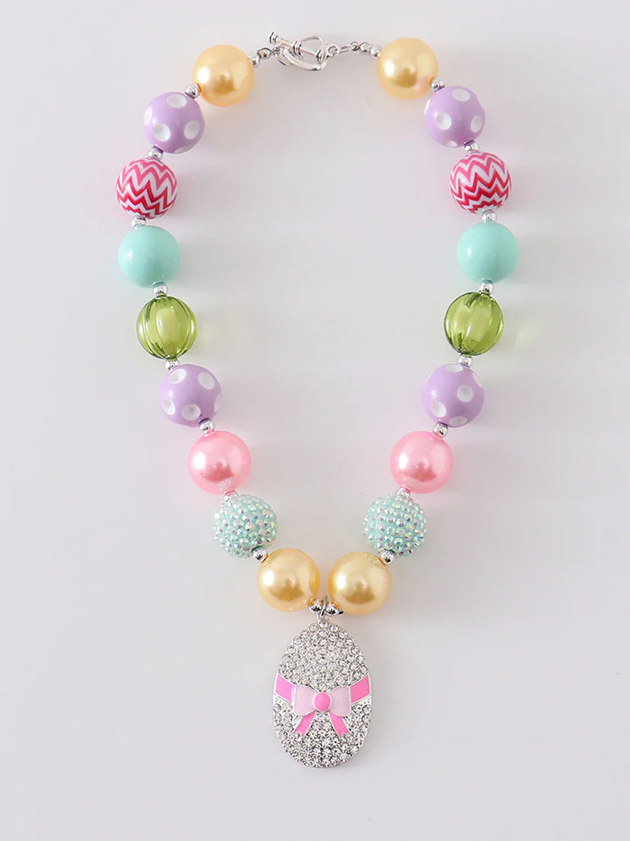 Colored egg Bubblegum Necklace