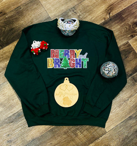 Merry & Bright Bling Sweater