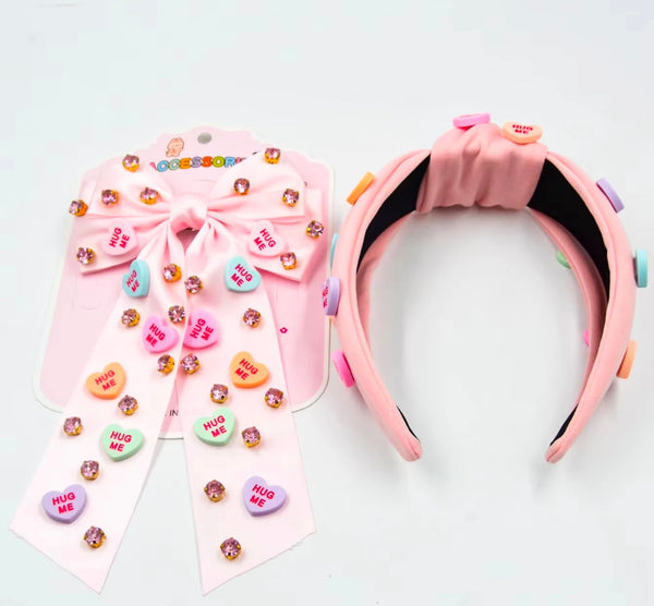 Valentine Candy Heart Headbands