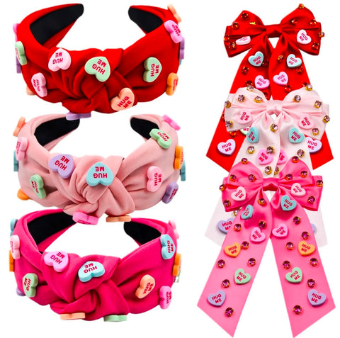 Valentine Candy Heart Clips