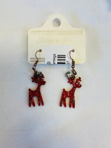 Reindeer Earrings