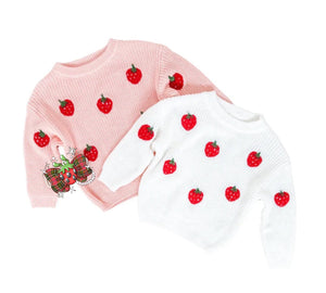 Strawberry Knit Sweater