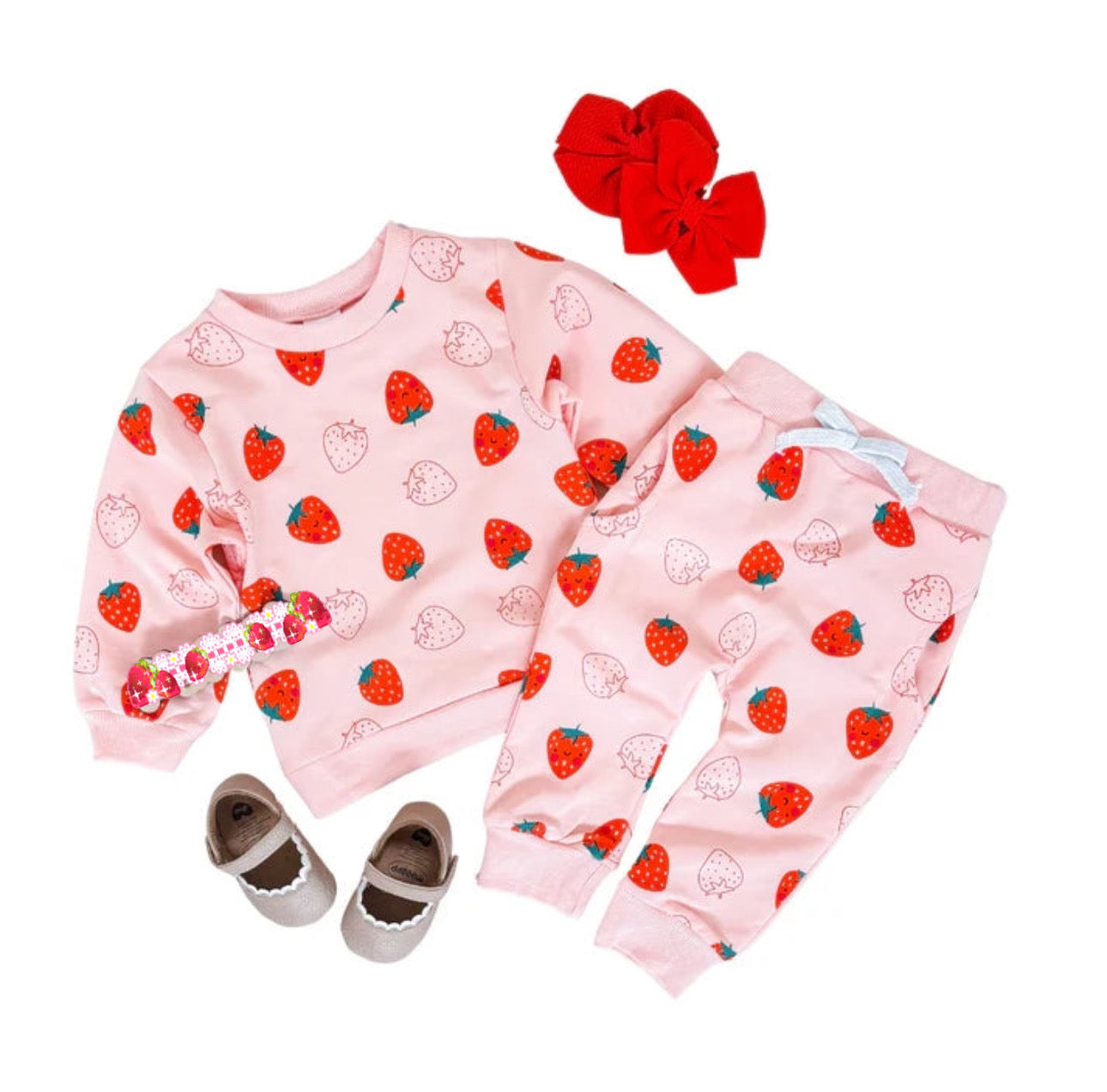 Little Strawberries Jogger Set