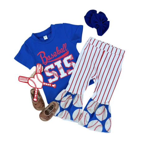 Baseball Sis Bells Set