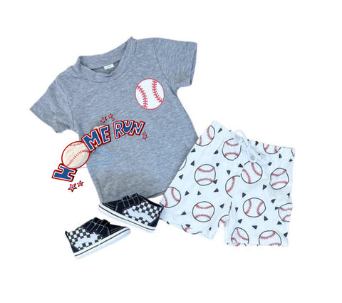 Baseball Shorts Set