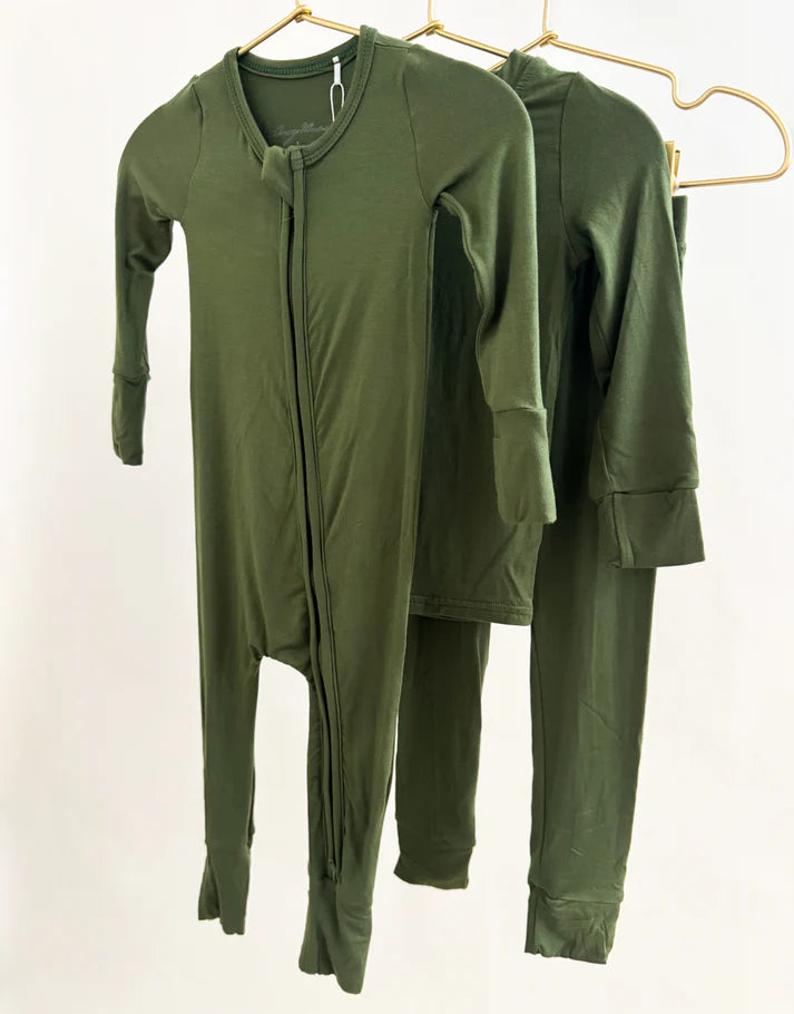 Olive Green PJ Set