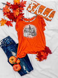 Triple Pumpkin Tee