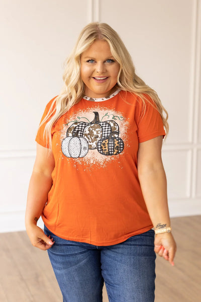 Triple Pumpkin Tee