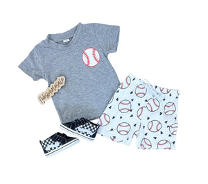 Baseball Shorts Set