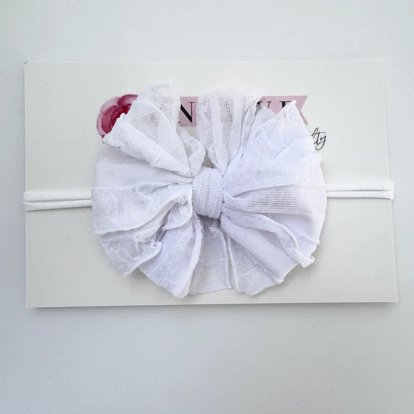 In Awe Ruffled Mini Headbands