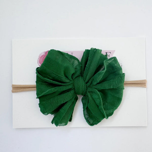 In Awe Ruffled Mini Headbands