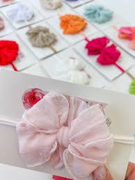 In Awe Ruffled Mini Headbands