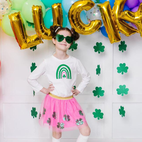 Sweet Wink Shamrock Sequin Tutu