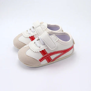 Red Striped Infant Tennis Shoes