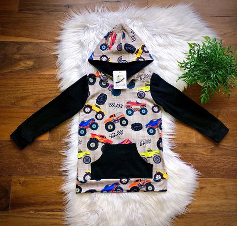 Monster Trucks Hooded Sweater