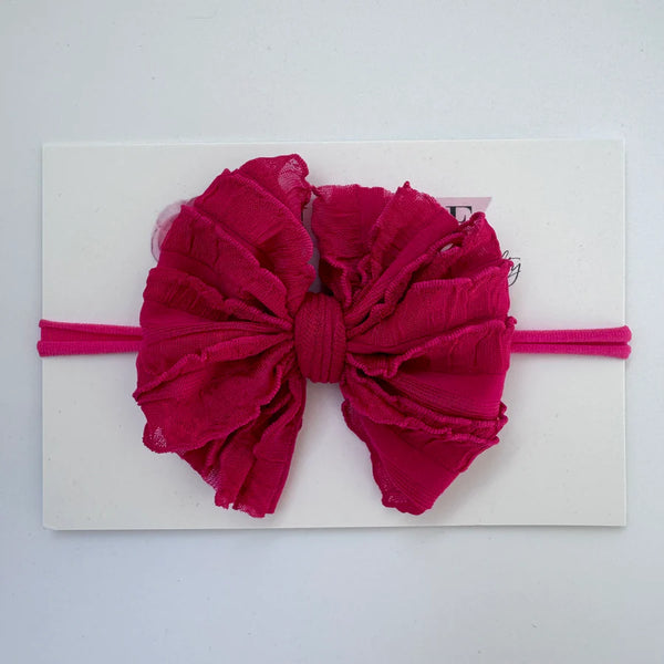 In Awe Ruffled Mini Headbands