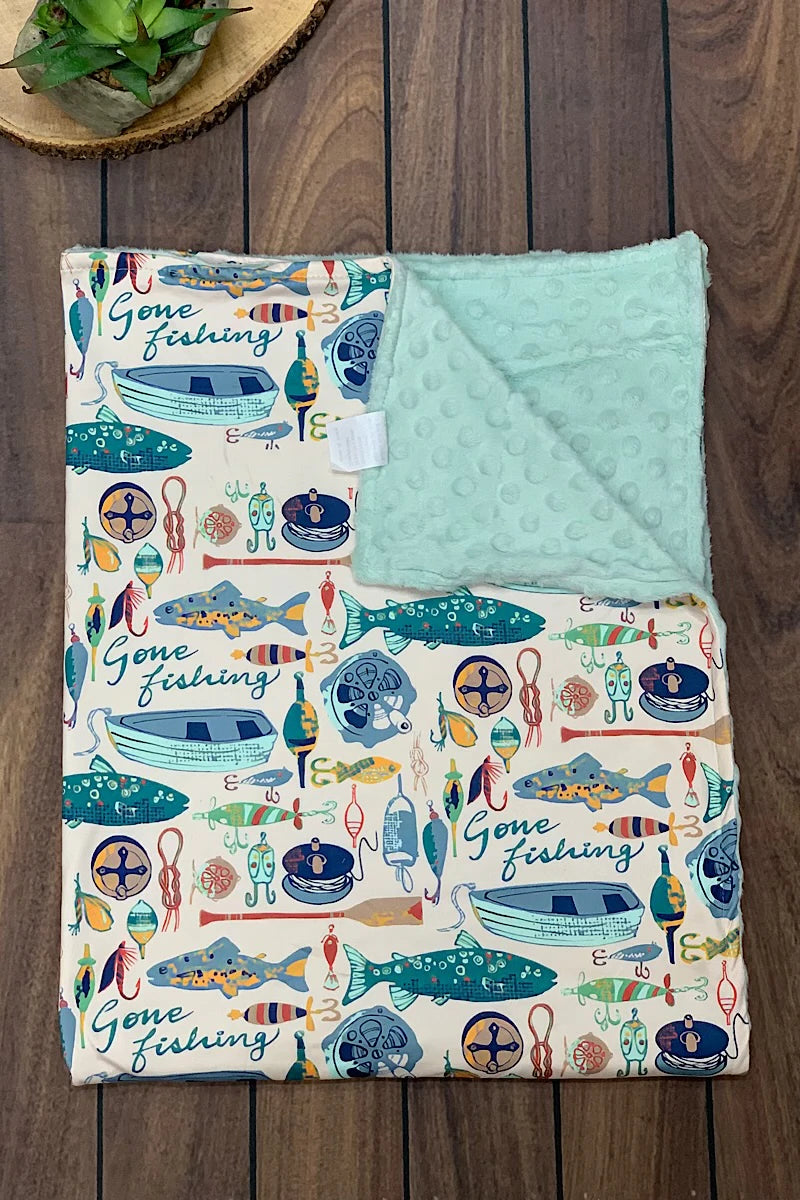 Gone Fishing Blanket